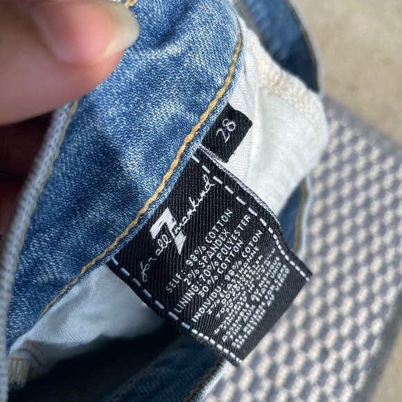 Y2K 7 For All Mankind Jean Shorts - Picture 5 of 9